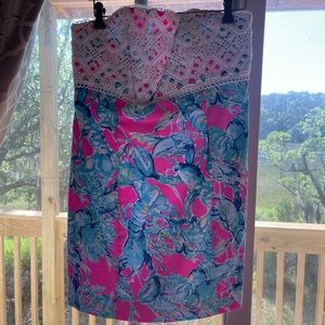 Strapless Lilly Pulitzer dress